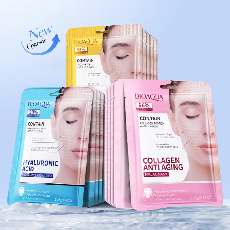 Full English BIOAOUA Hyaluronic Acid Moisturizing Facial Mask - Image 5