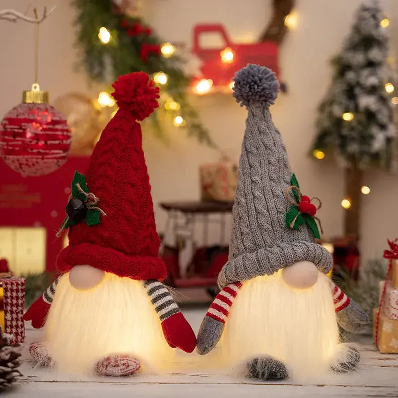 Christmas Santa Doll Lamp Decor for Window & Desk — feature 15