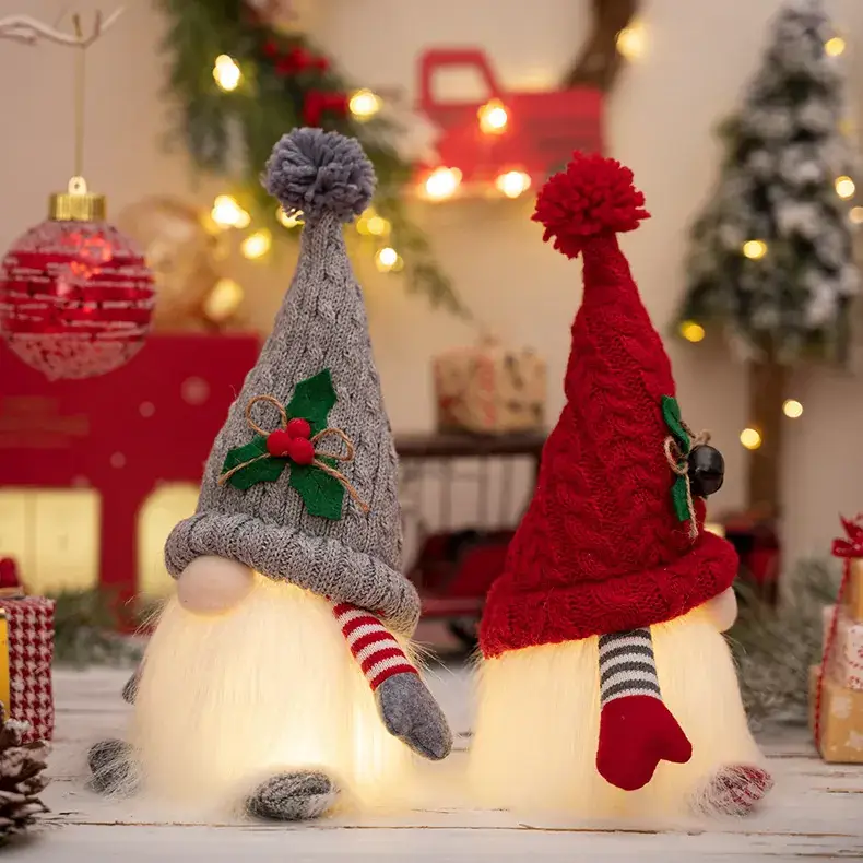 Christmas Santa Doll Lamp Decor for Window & Desk — feature 16