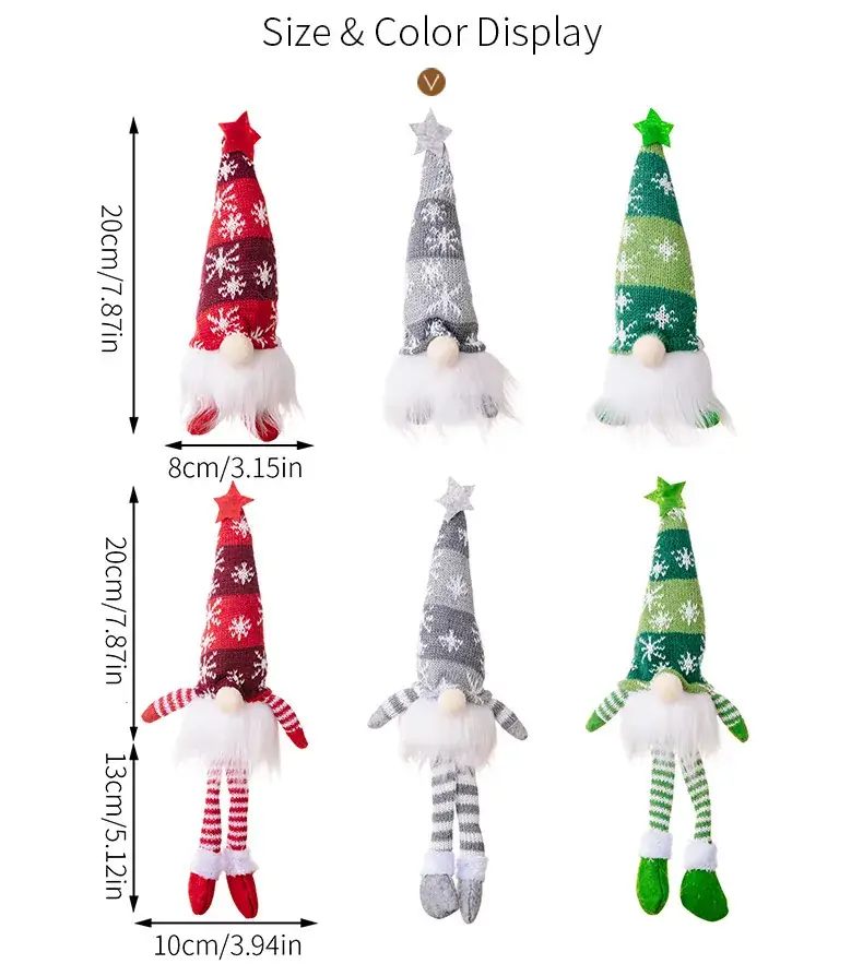 Christmas Santa Doll Lamp Decor for Window & Desk — feature 4