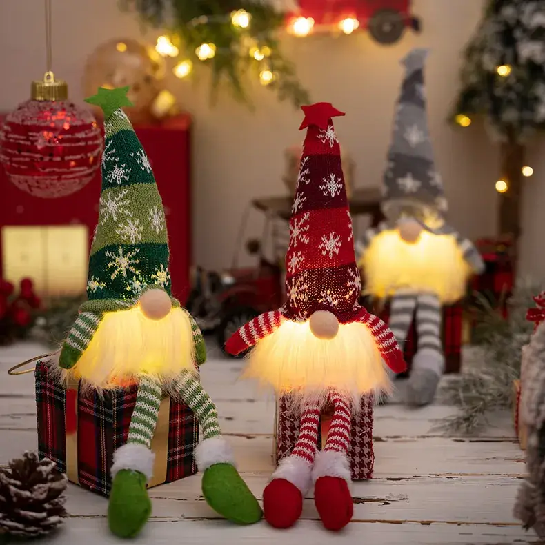 Christmas Santa Doll Lamp Decor for Window & Desk — feature 8