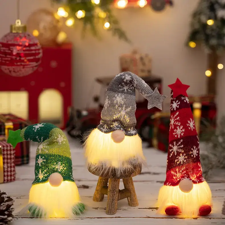 Christmas Santa Doll Lamp Decor for Window & Desk — feature 9