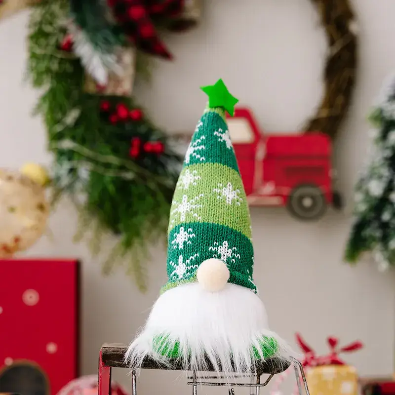 Christmas Santa Doll Lamp Decor for Window & Desk
