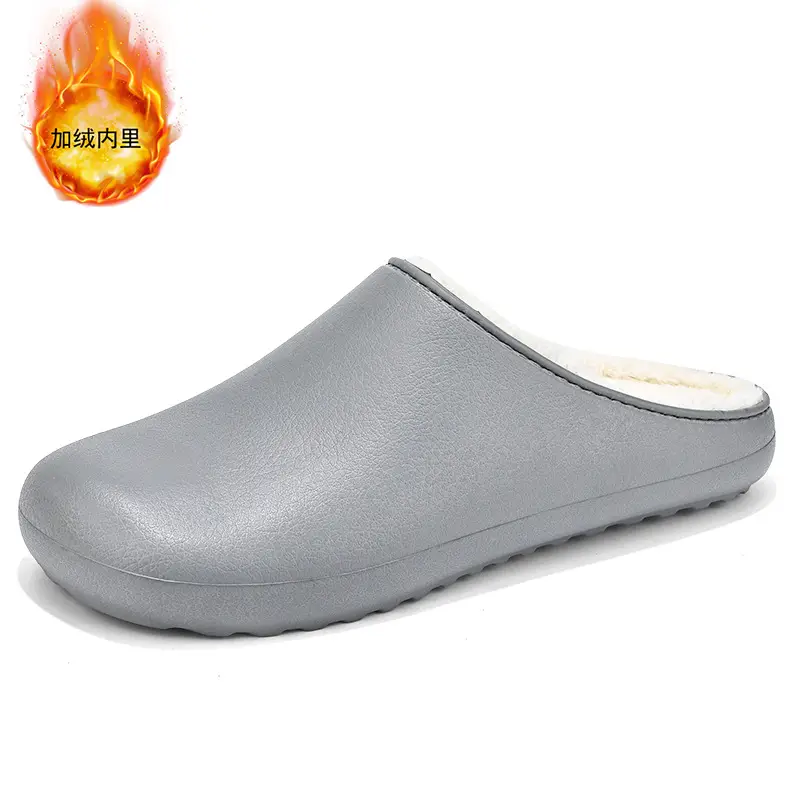 Winter New Cotton Slippers Waterproof Men's Feeling Comfortable fleece-lined Warm Home Slippers Indoor Mao Mao Slippers - Image 5
