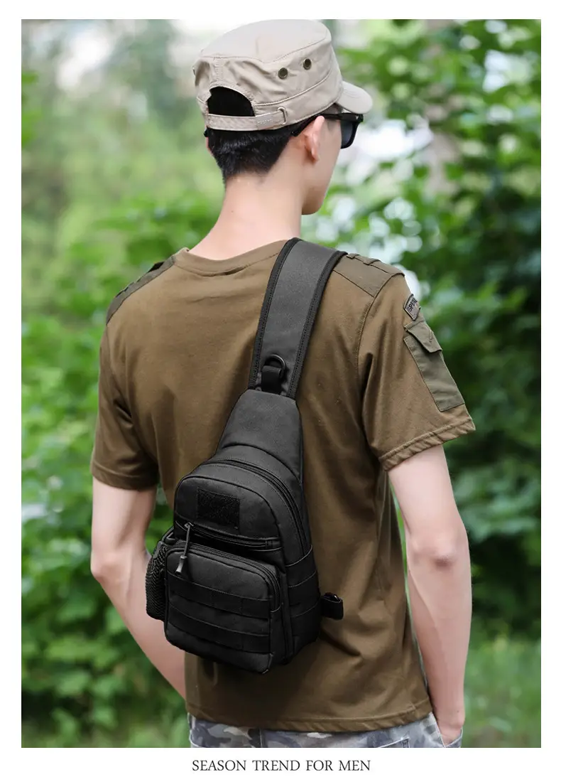 Men's Camo Military Style Shoulder Bag with Kettle Set — feature 17