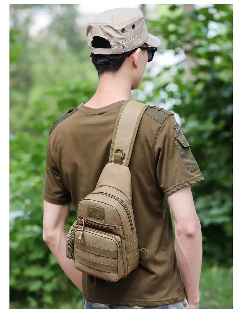 Men's Camo Military Style Shoulder Bag with Kettle Set — feature 19