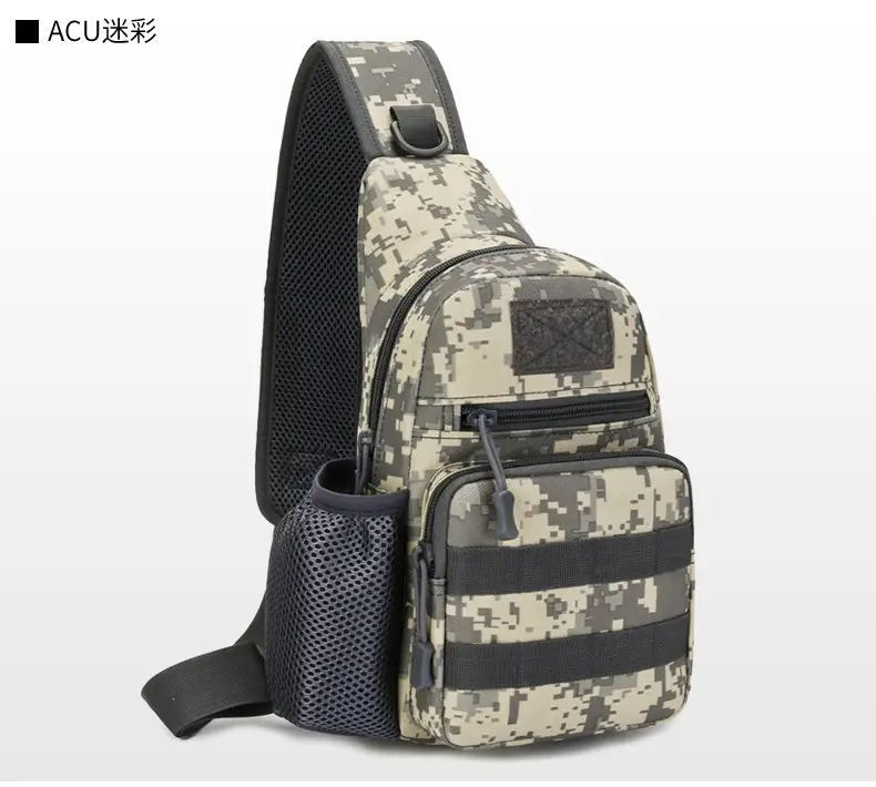 Men's Camo Military Style Shoulder Bag with Kettle Set — feature 26