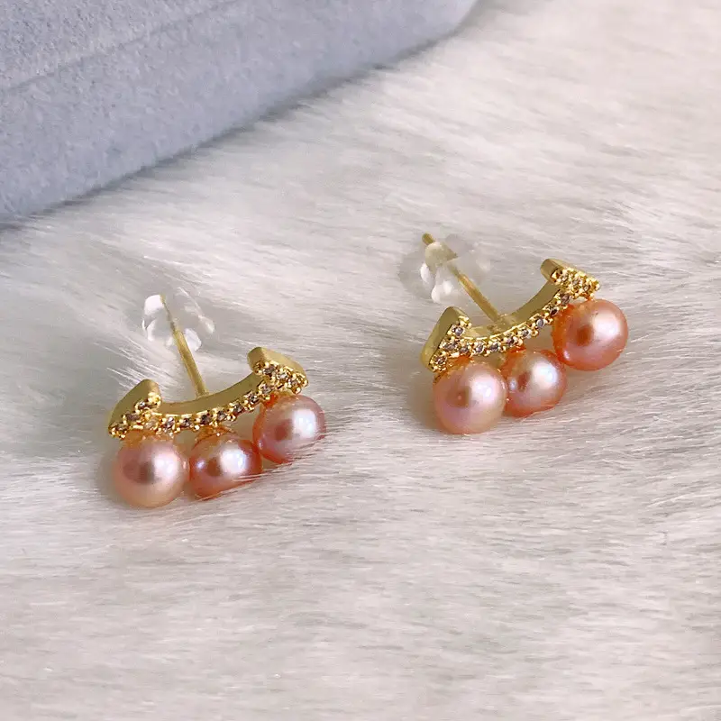 Natural Freshwater Pearl Earrings for Women - Image 8