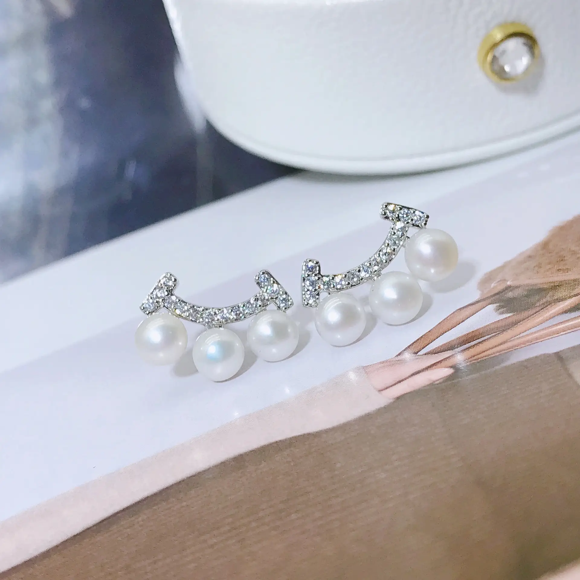 Natural Freshwater Pearl Earrings for Women — feature 8