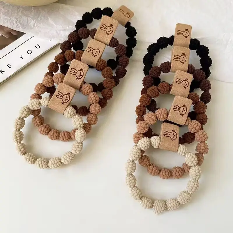 Black Braided Hair Band 10 Pack High Elastic — feature 27