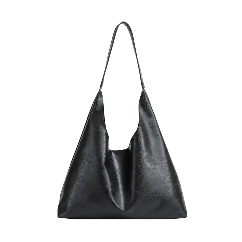 Brown Leather Shoulder Tote Bag 2023 Autumn Winter - Image 8
