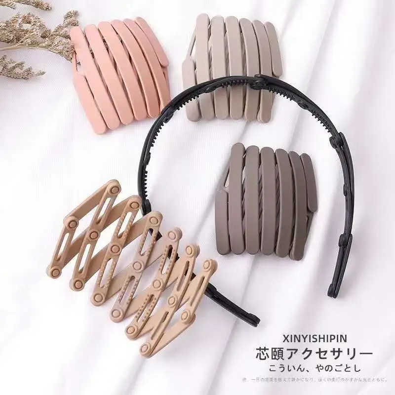 Korean Style Shrinkable Hair Curler with 6 Straps