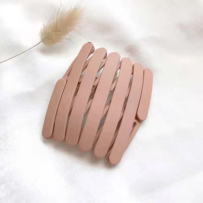 Korean Style Shrinkable Hair Curler with 6 Straps