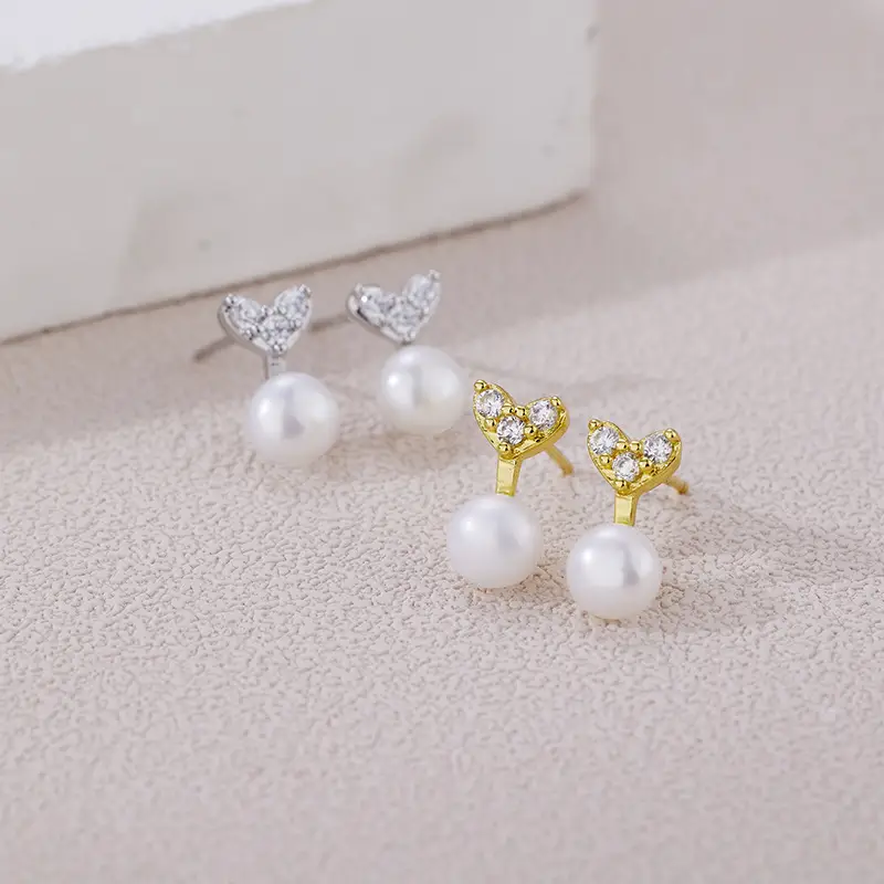 Natural Pearl Earrings for Women's High-End Jewelry — feature 8