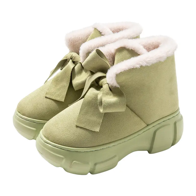 Nanbowan cotton-padded shoes women's winter wear high-top warm fleece-lined thick height increasing non-slip Korean style all-match snow boots women - Image 10