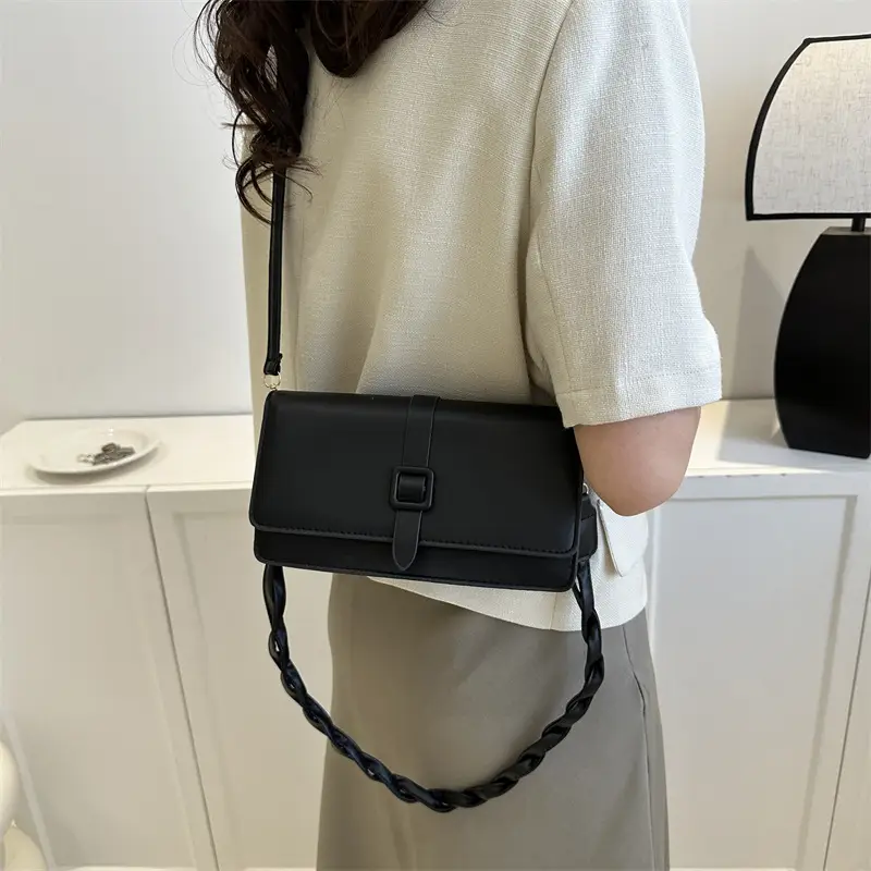 Black K-Style Crossbody Bag for Women 2023 - Image 7