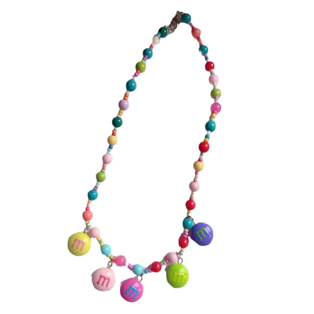 New Colorful Beaded Necklace for Girls with Five-Pointed Stars - Image 9