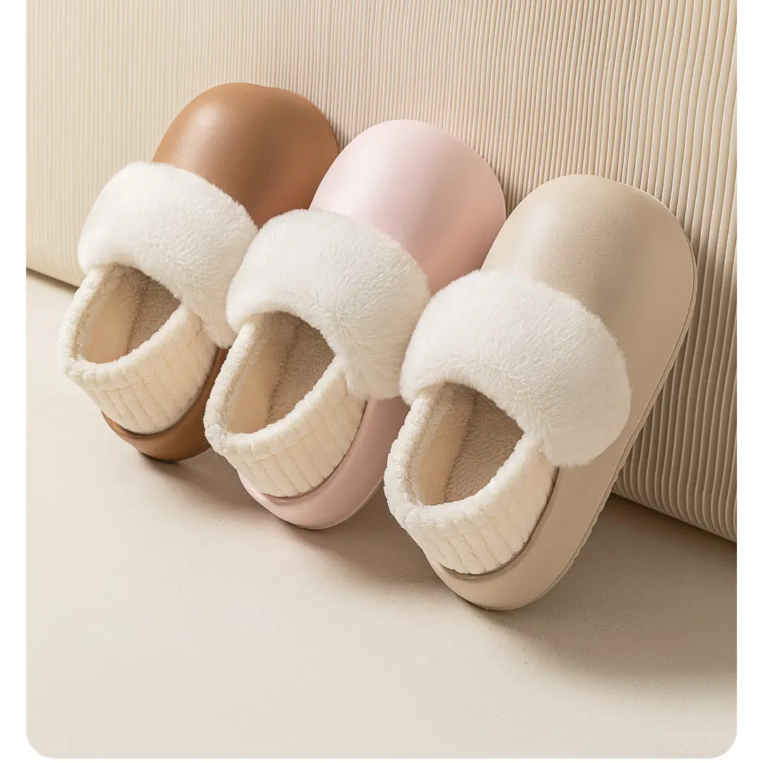 Waterproof Cotton Slippers for Women, Winter 2026 New Model, Indoor Home Soft-Soled Warm Plush Detachable Cotton Shoes — feature 15