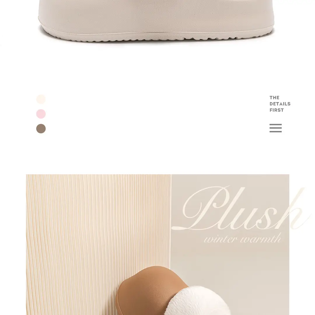 Waterproof Cotton Slippers for Women, Winter 2026 New Model, Indoor Home Soft-Soled Warm Plush Detachable Cotton Shoes — feature 4