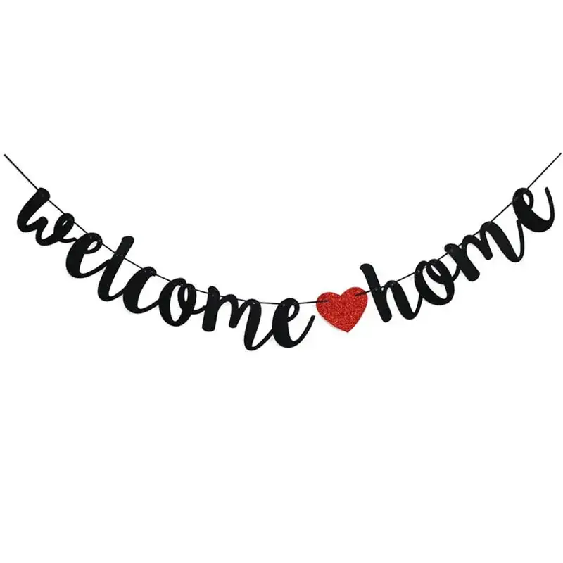 Welcome Home Decorative String with Heart
