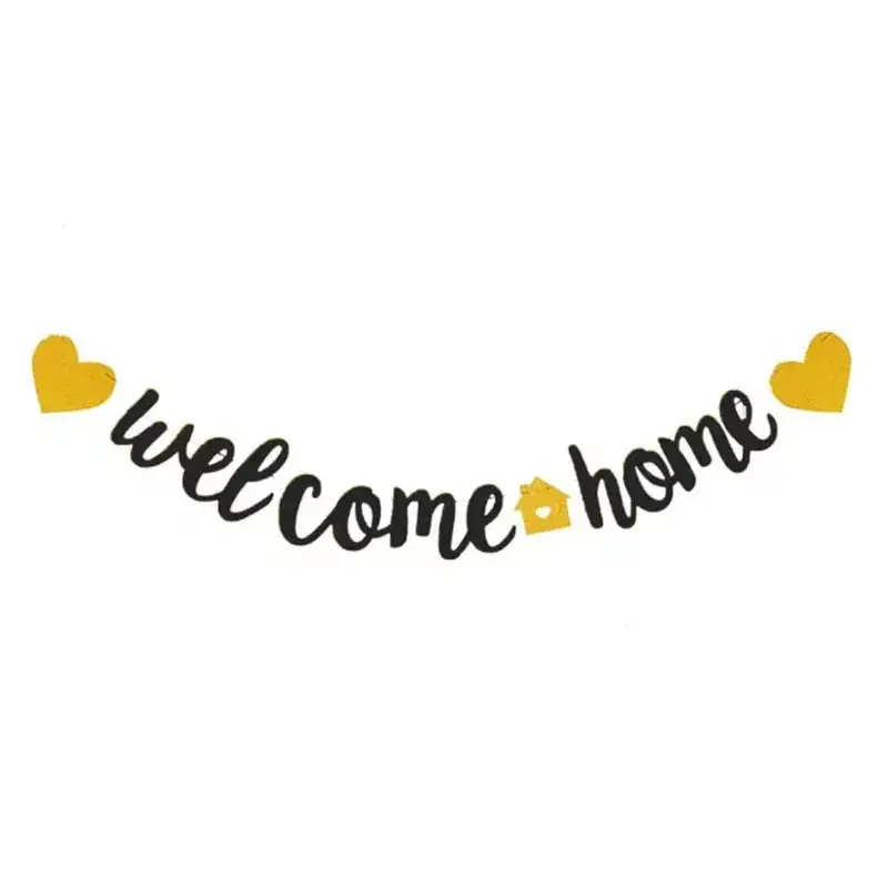 Welcome Home Decorative String with Heart