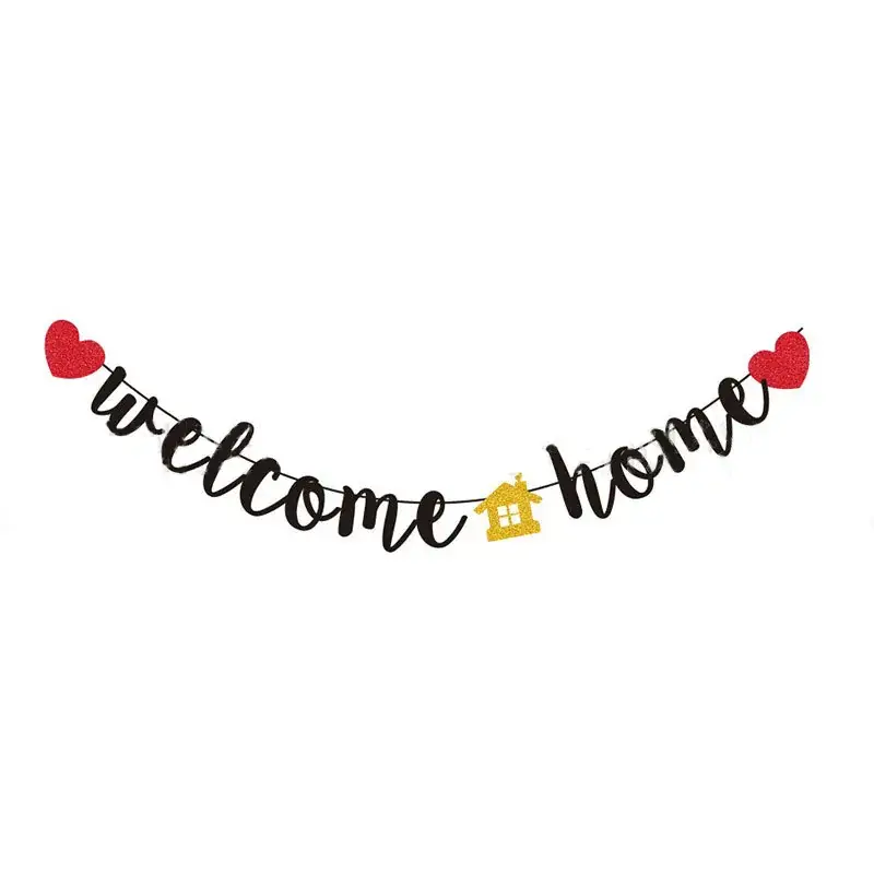 Welcome Home Decorative String with Heart