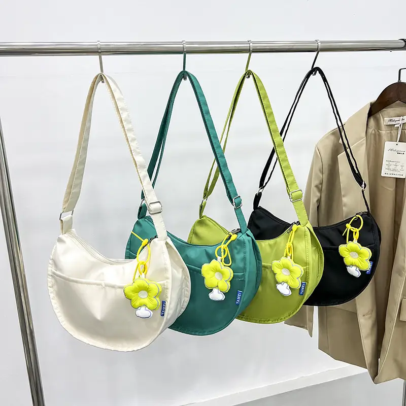 Korean Style Dupppling Bag Women Canvas Shoulder Messenger - Image 4