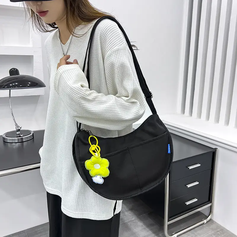 Korean Style Dupppling Bag Women Canvas Shoulder Messenger - Image 6
