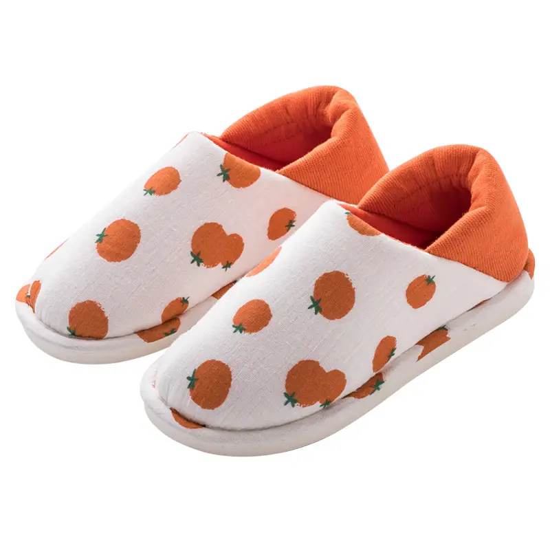 Moon Shoes Spring and Summer Thin Indoor Home Soft Bottom Heel Household Non-slip Cotton Slippers Female Pregnant Women Postpartum - Image 9