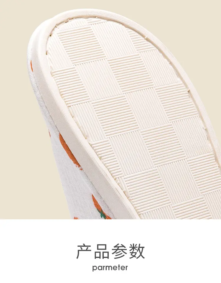 Moon Shoes Spring and Summer Thin Indoor Home Soft Bottom Heel Household Non-slip Cotton Slippers Female Pregnant Women Postpartum — feature 10