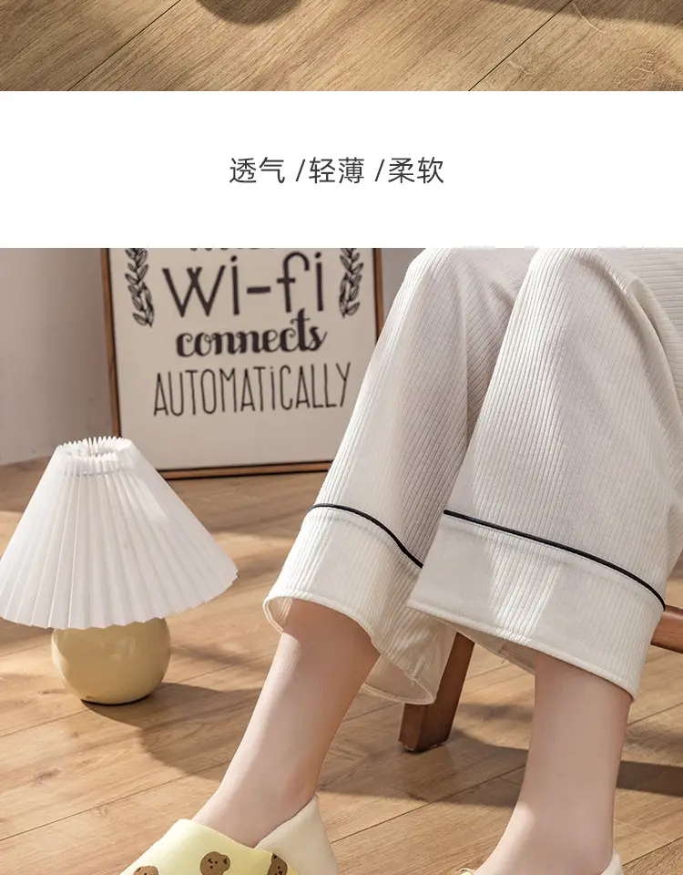 Moon Shoes Spring and Summer Thin Indoor Home Soft Bottom Heel Household Non-slip Cotton Slippers Female Pregnant Women Postpartum — feature 14