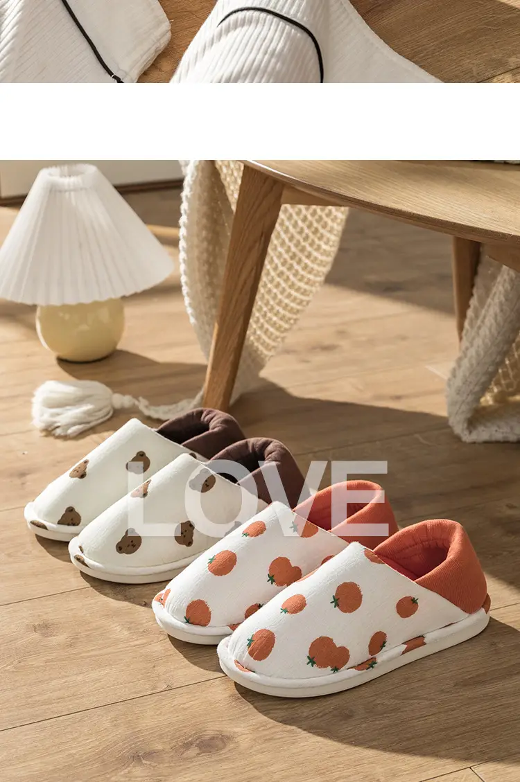 Moon Shoes Spring and Summer Thin Indoor Home Soft Bottom Heel Household Non-slip Cotton Slippers Female Pregnant Women Postpartum — feature 17