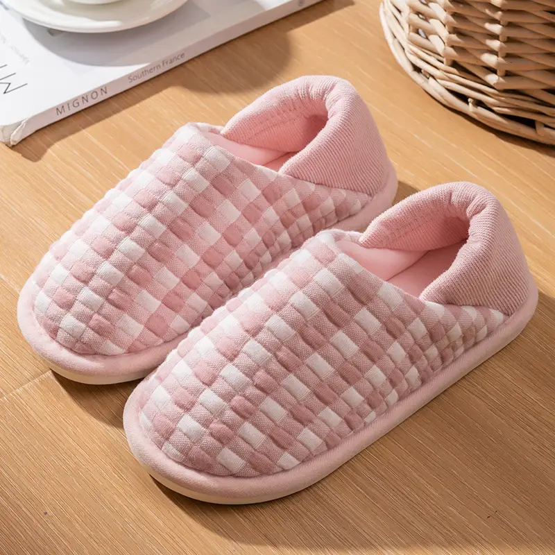 Moon Shoes Spring and Summer Thin Indoor Home Soft Bottom Heel Household Non-slip Cotton Slippers Female Pregnant Women Postpartum - Image 4