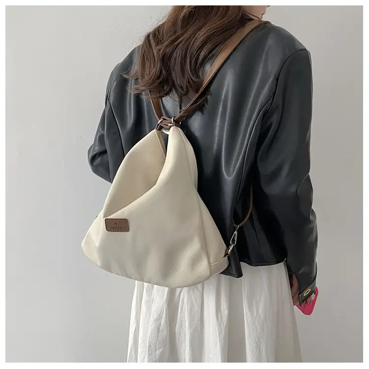 Black Canvas Student Tote Bag Large Capacity — feature 18