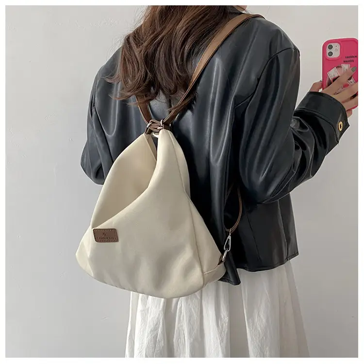 Black Canvas Student Tote Bag Large Capacity — feature 19