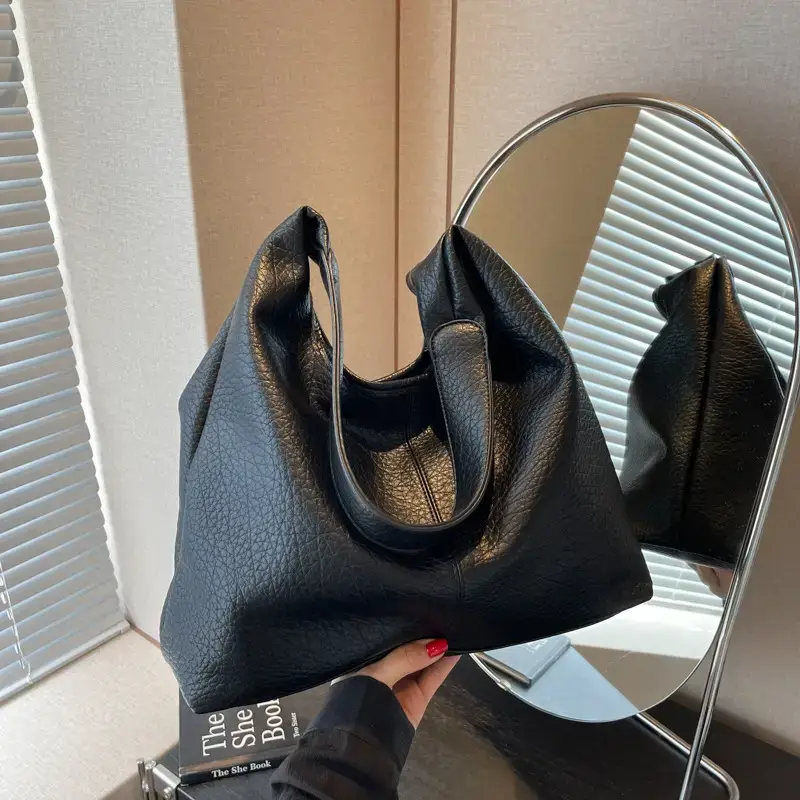 Women's Korean Style Tan Shoulder Bag 2023 - Image 8