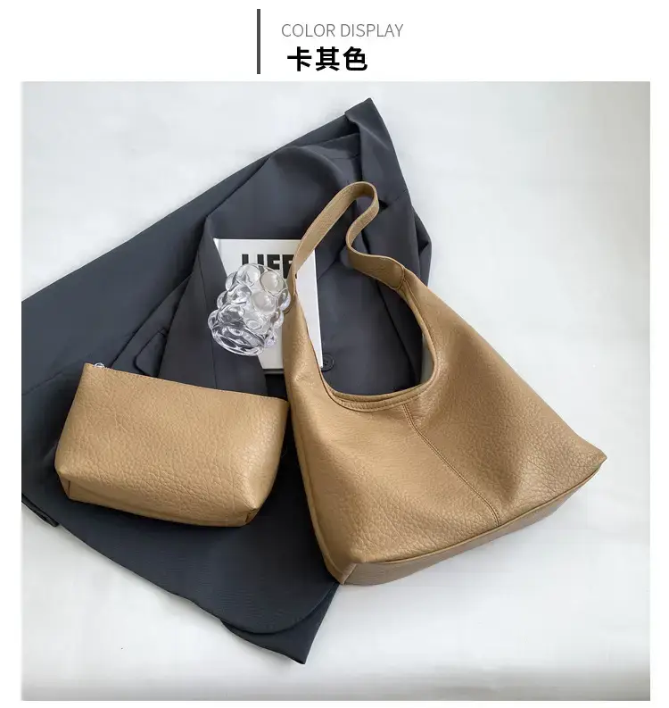 Women's Korean Style Tan Shoulder Bag 2023 — feature 11