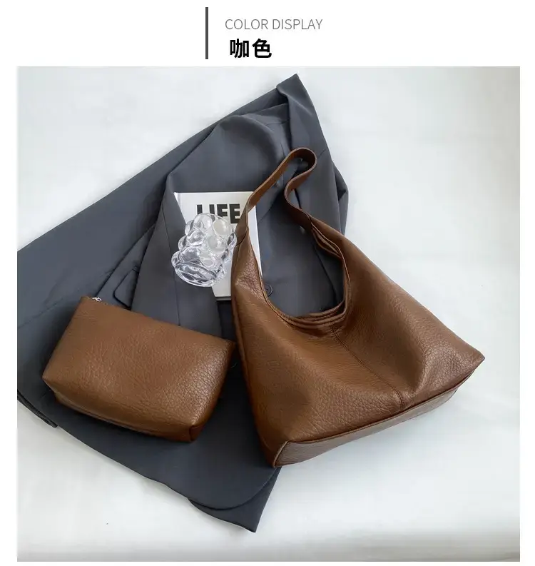 Women's Korean Style Tan Shoulder Bag 2023 — feature 12