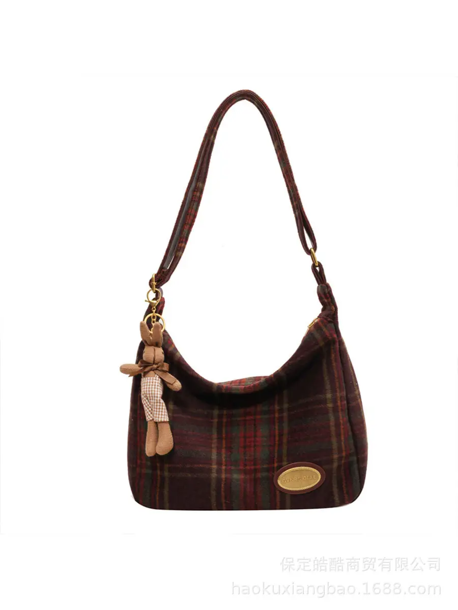 Women's Woolen Shoulder Bag 2023 New Style - Image 11