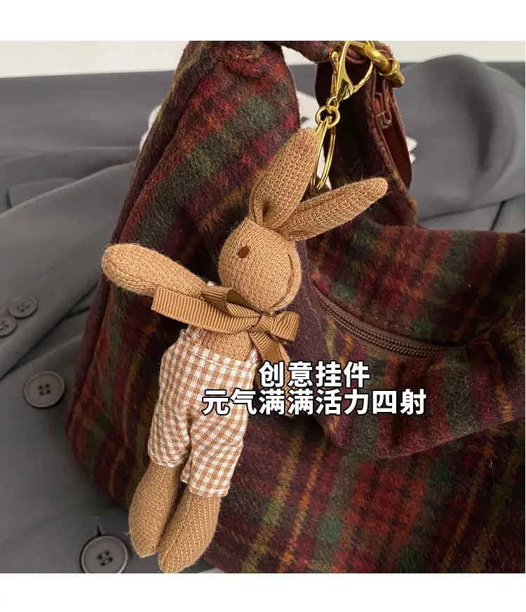 Women's Woolen Shoulder Bag 2023 New Style — feature 5