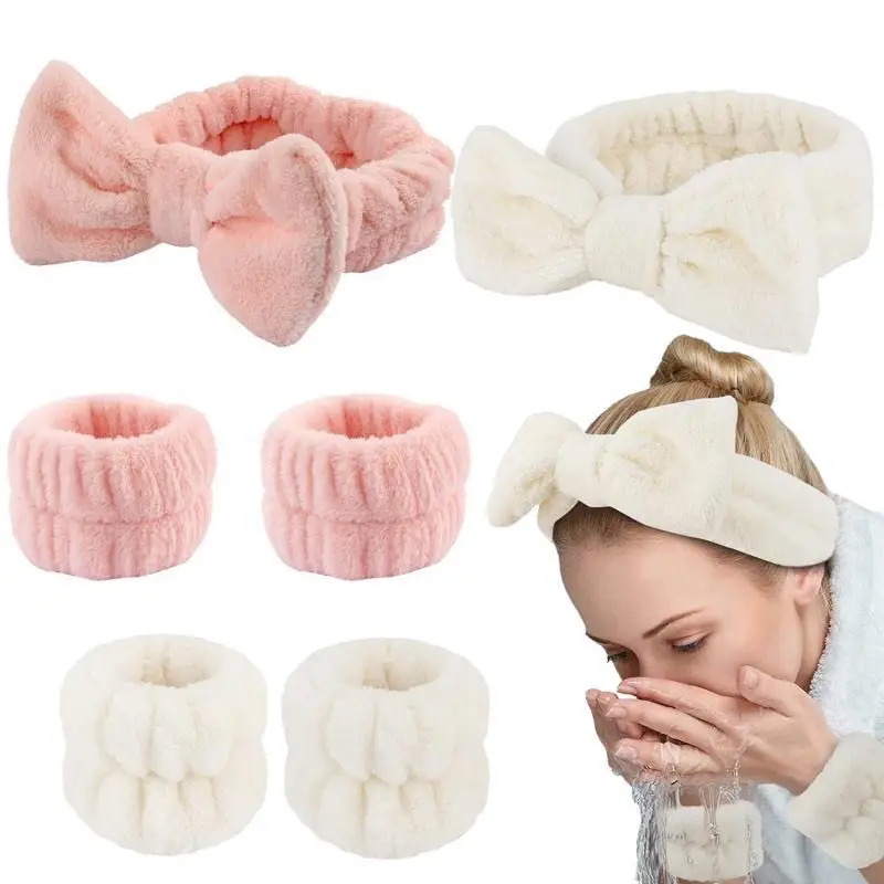 Yellow Soft Bow Hair Bands for Women