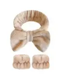 Yellow Soft Bow Hair Bands for Women