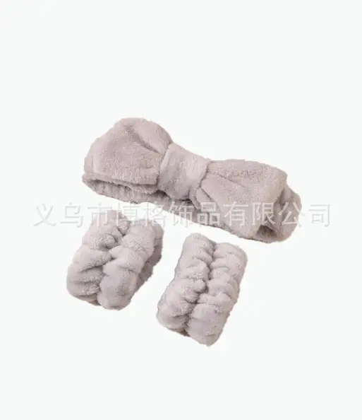 Yellow Soft Bow Hair Bands for Women