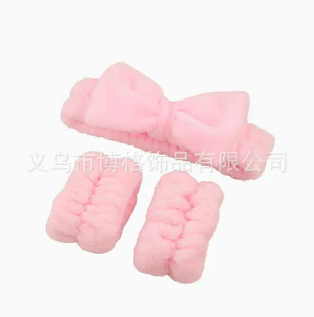 Yellow Soft Bow Hair Bands for Women