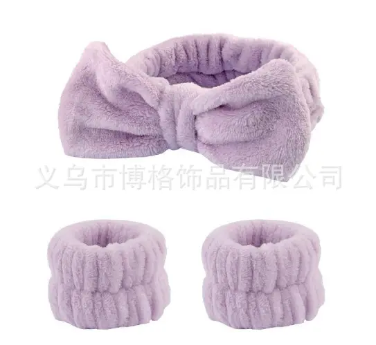 Yellow Soft Bow Hair Bands for Women