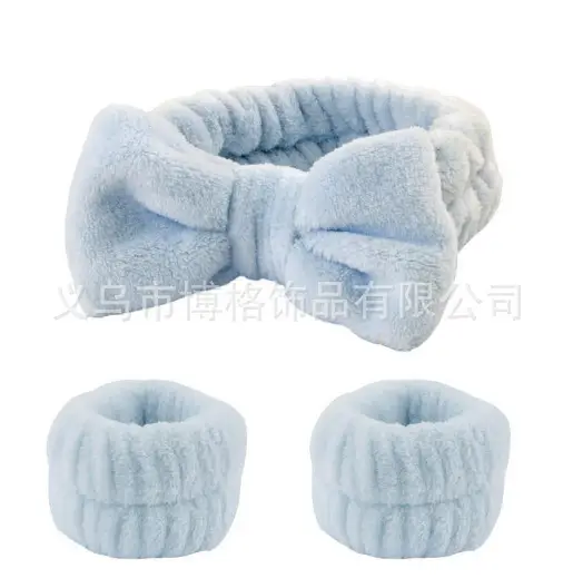 Yellow Soft Bow Hair Bands for Women
