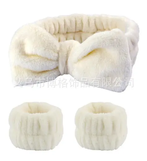 Yellow Soft Bow Hair Bands for Women