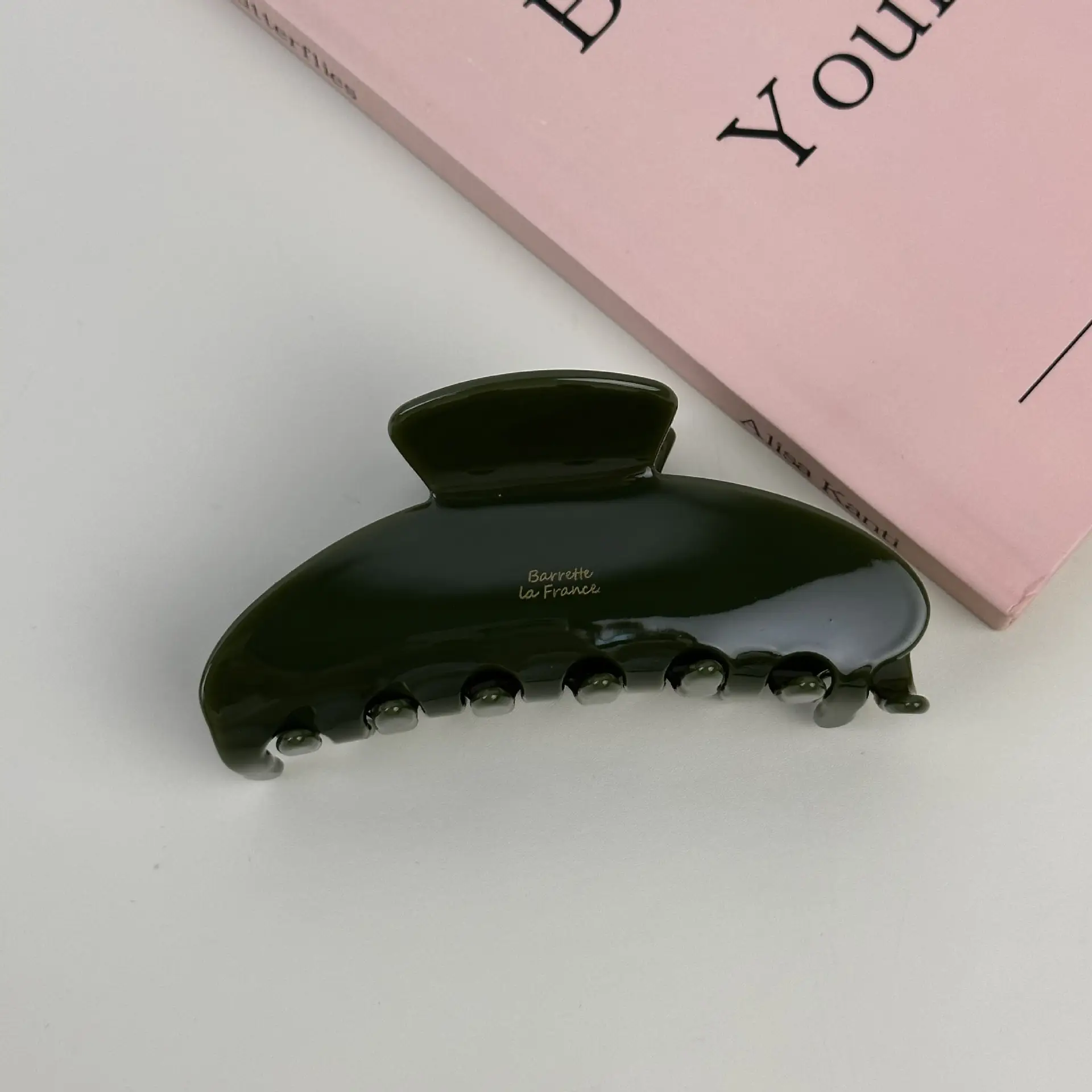 Korean Style Acetate Updo Shark Clip Morandi Color - Image 4