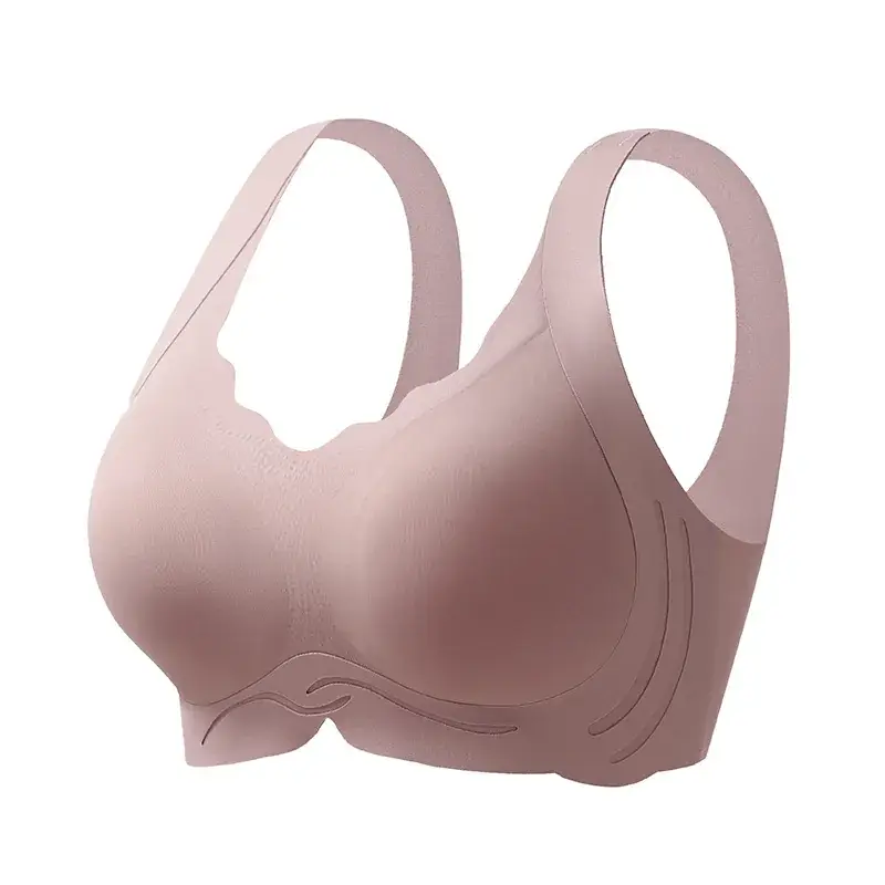 Plus Size Seamless Wireless Push Up Bra - Image 10
