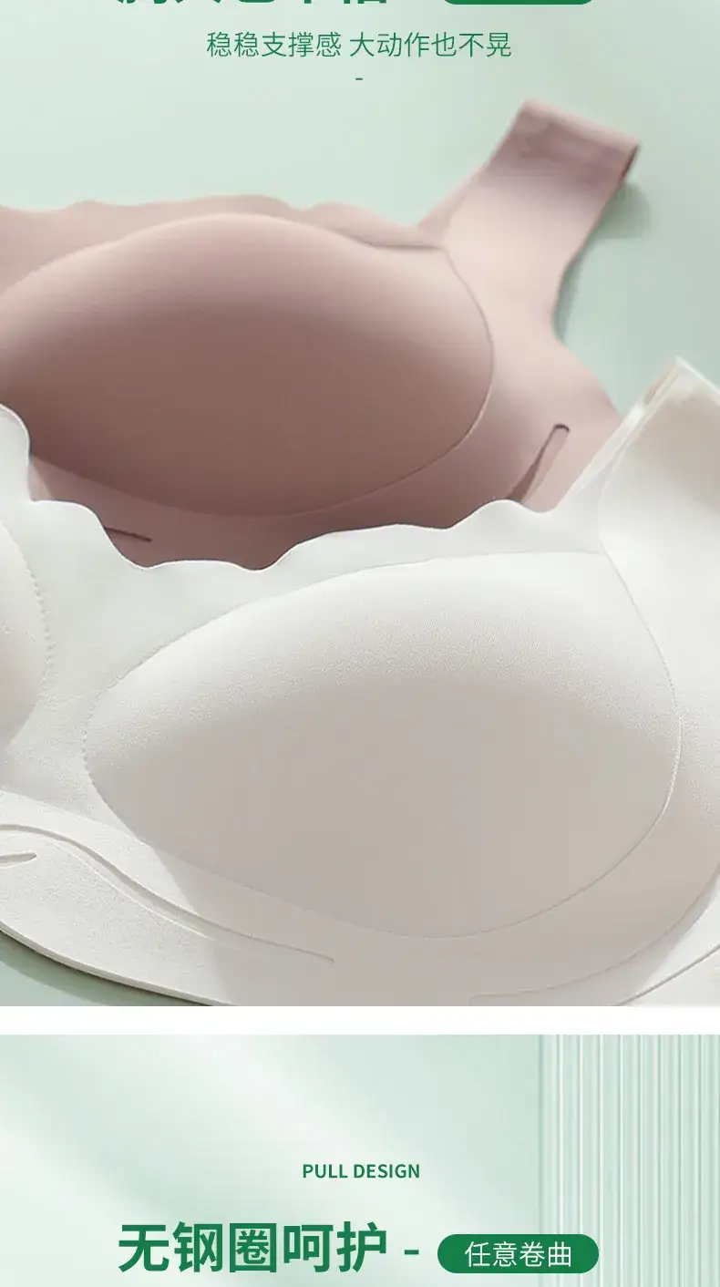 Plus Size Seamless Wireless Push Up Bra — feature 12